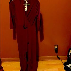 Polyester blend jumpsuit